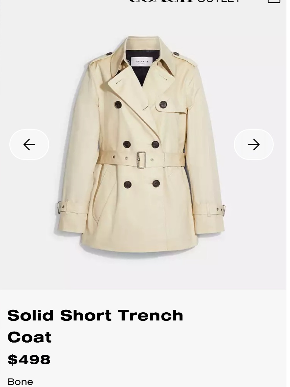 BRAND NEW COACH JACKET